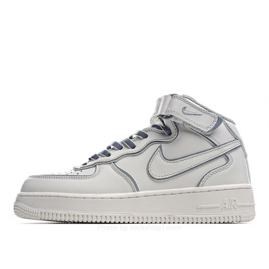 NIke Air Force 1 07 Mid Beige Grey