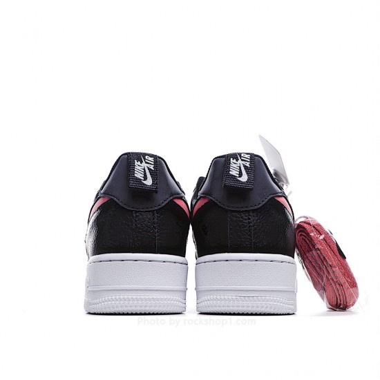 Nike Air Force 1 Utility Black & Red 3M Reflective