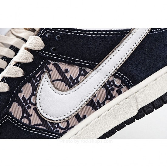 Nike SB Dunk Low x Dior low-top sneakers.