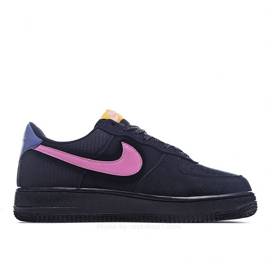 Nike Air Force 1 07 Black Powder Low Top 3M Reflective