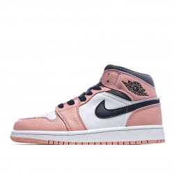 Air Jordan 1 Mid GS 'Pink Quartz'