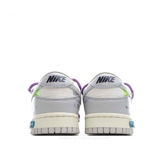 Nike SB Dunk OFF-WHITE Gray Purple