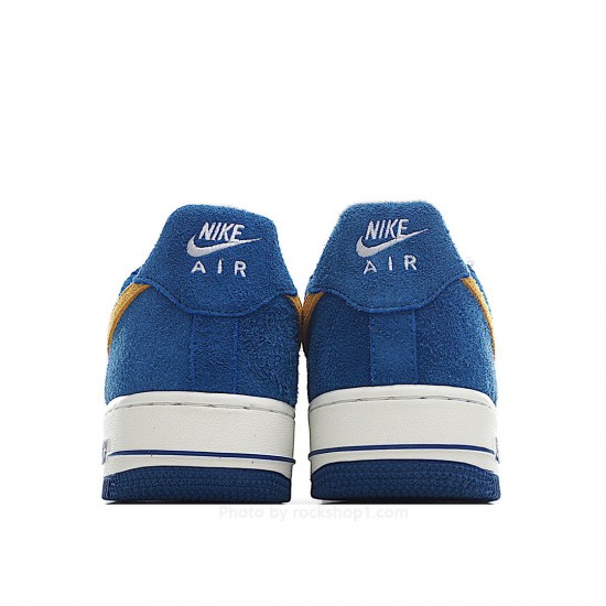 Nike Air Force 1 Blue and Yellow