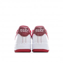 Nike Air Force 107 White Red Tick