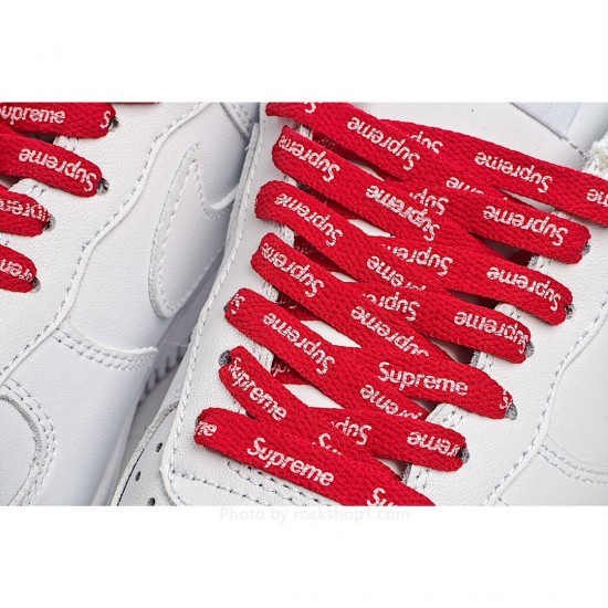 Nike Supreme X NK AIR Force 1 Low White Red