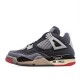 Air Jordan AJ4 RetroCream Cicada Wing Black Gray Red