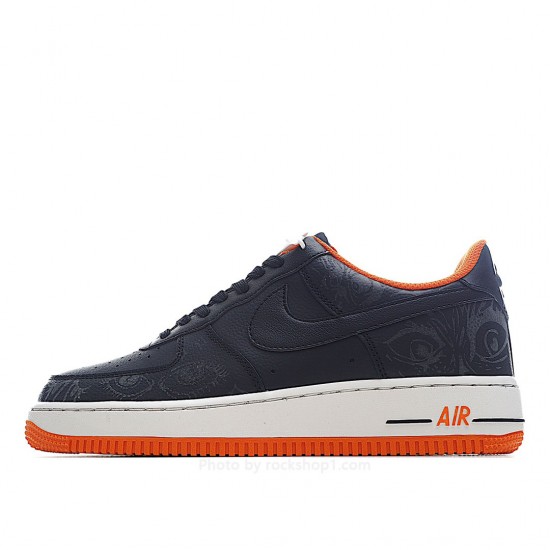 Nike Air Force 1 Black Orange