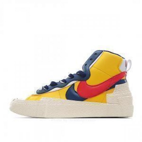 Nike Sacai x Blazer Mid 'Maize Navy'