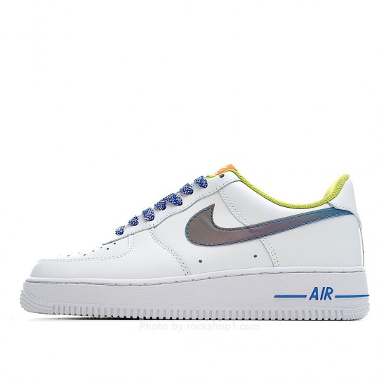 Nike Air Force 1 White Green Blue