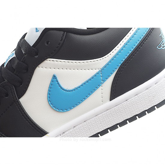 Wmns Air Jordan 1 Low 'Black University Blue'