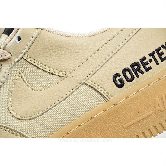 Nike Air Force 1 GORE-TEX Black Brown Beige Low Top