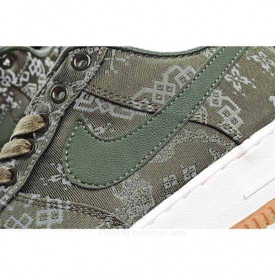 Nike CLOT X Nike Air Force 1 Green Silk