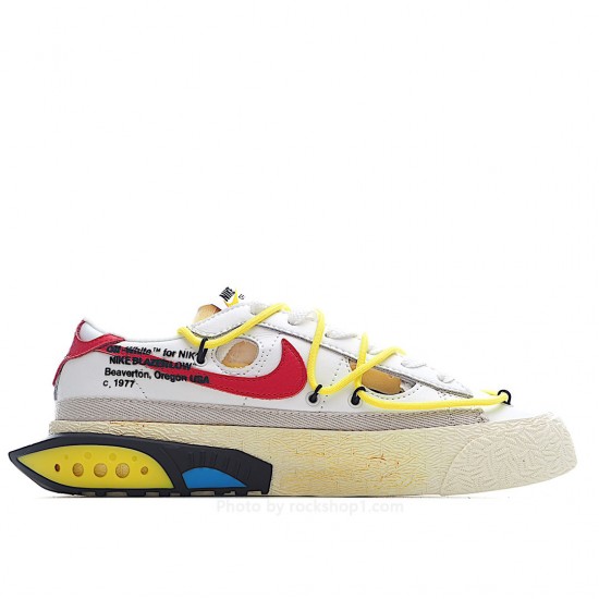 Nike Off-White x Blazer Low 'White University Red'