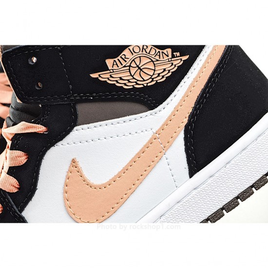 Wmns Air Jordan 1 Mid SE 'Peach Mocha'