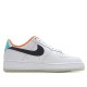 Nike Air Force 107 Sneakers White Black Orange