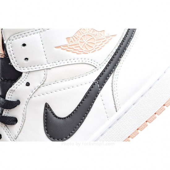 Air Jordan 1 Mid GS 'White Arctic Orange'