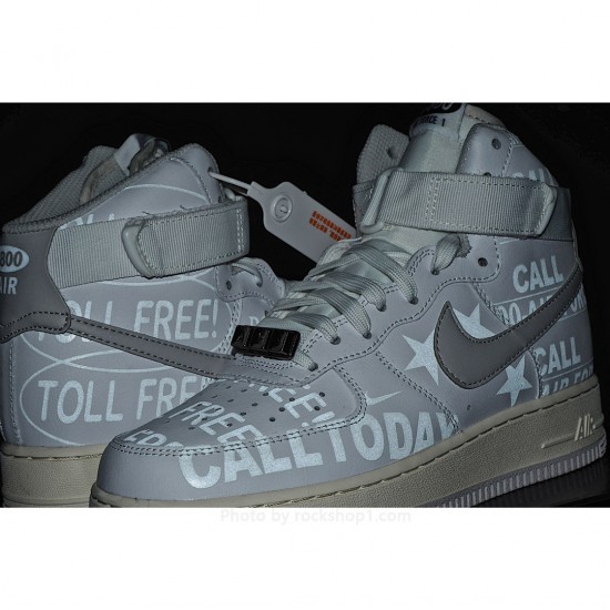 Nike Air Force 1 07 Premium Toll Free  灰  色 