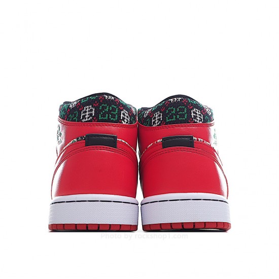 Air Jordan 1 Mid SE GS 'Ugly Christmas Sweater'