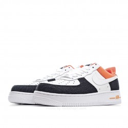 Nike Air Force1 07 Black Orange