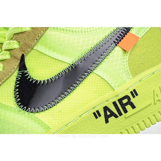 Off-White x Nike Air Force 1 Low Yellow Green