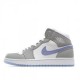 Wmns Air Jordan 1 Mid 'Wolf Grey Aluminum'