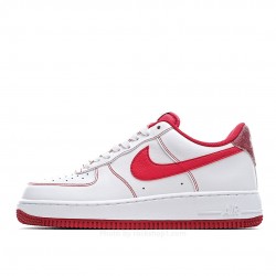 Nike Air Force 107 White Red Tick