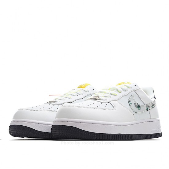 Nike Air Force 1 07 Low Top Pure White Black