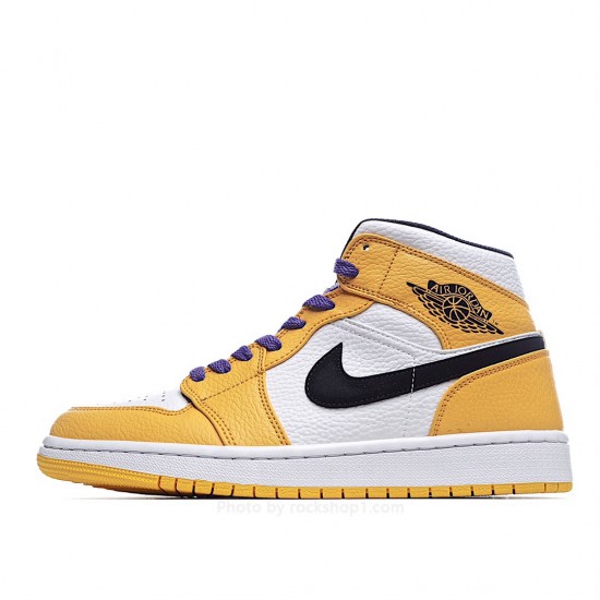 Air Jordan 1 Mid GS 'Lakers'