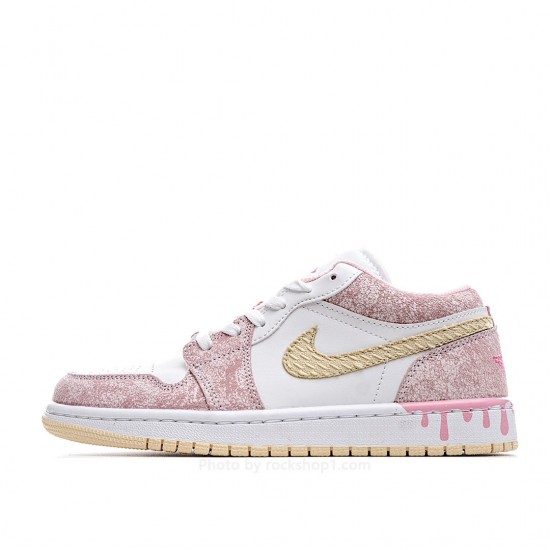 Air Jordan 1 Low GS 'Strawberry Ice Cream'