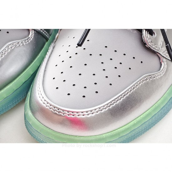 Wmns Air Jordan 1 Low SE 'Metallic Silver Gradient'