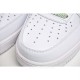 Nike Air Force 1 Mid Mid Top White and Green Reflective Gypsophila