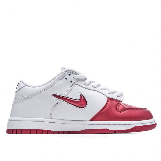 Nike Supreme X Dunk SB Low White Red