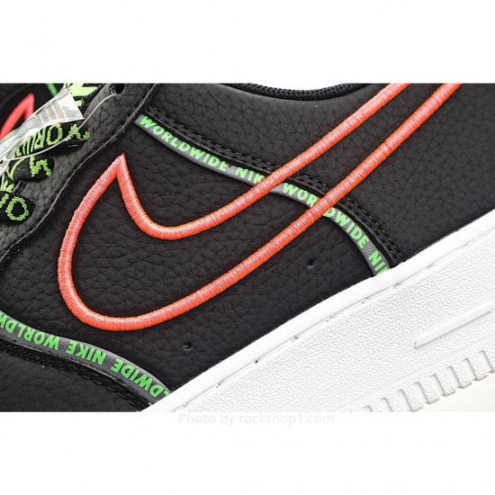 Nike Air Force 107 Low "World Wide" Black Green Red