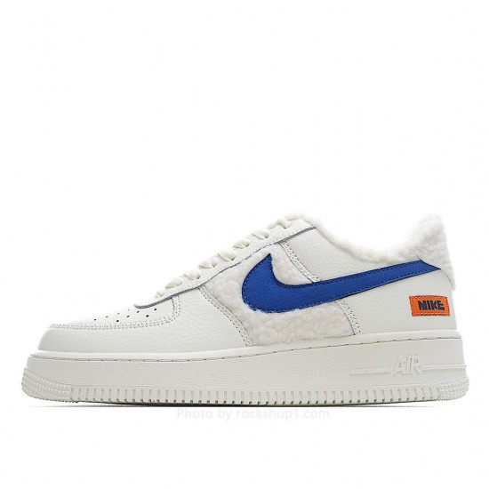 Nike Air Force 1 Low White and Blue Tick