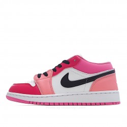 Air Jordan 1 Low GS 'White Pinksicle'