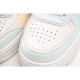 Nike Air Force 1 Shadow White, Blue and Pink Low-Top Sneakers