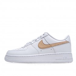 Nike Air Force 1 Low Low Top White Brown