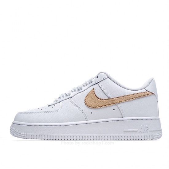 Nike Air Force 1 Low Low Top White Brown