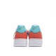 Nike Womens Air Force 1 07 SEWhite/Light Aqua Low Top Sneakers