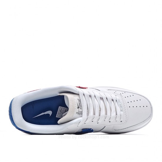 Nike Air Force 1 Low Low Top White Red Blue