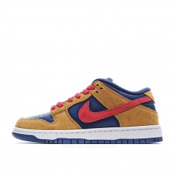 Nike SB Dunk Low Pro "Papa Bear Brown Red Blue