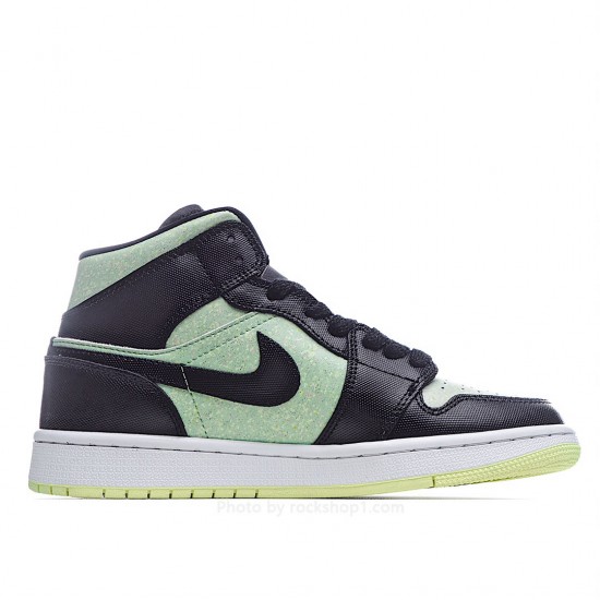 Wmns Air Jordan 1 Mid SE 'Black Barely Volt'