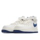 Nike Air Force 107 White and Blue Mid Top