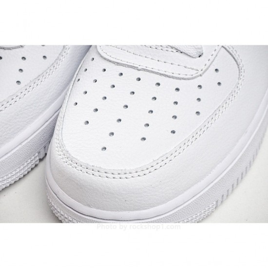 Nike Air Force1 LOW07 Trainers in White blue    蓝 