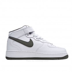 Nike Air Force 1 Mid Mid Top White Green