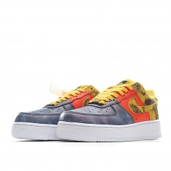 Nike Air Force 1 Low''Dark Sulphur'' Yellow Orange Grey