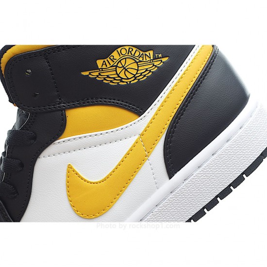 Air Jordan 1 Mid 'Black University Gold