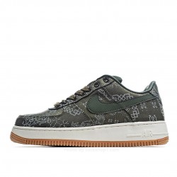 Nike CLOT X Nike Air Force 1 Green Silk