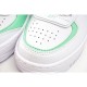 Nike Air Force 1 Shadow White, Green and Pink Low-Top Sneakers