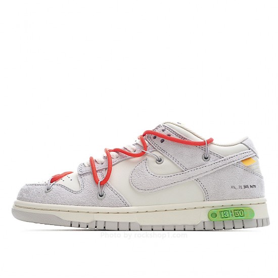 Nike SB Dunk OFF-WHITE Grey Orange Purple